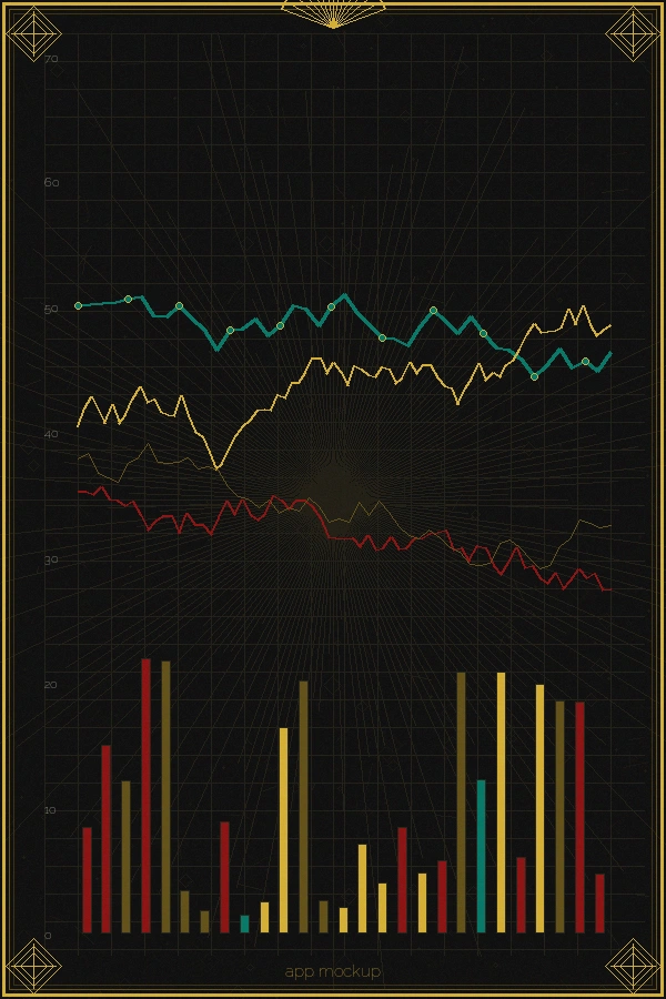 七星彩移动端走势图APP界面展示